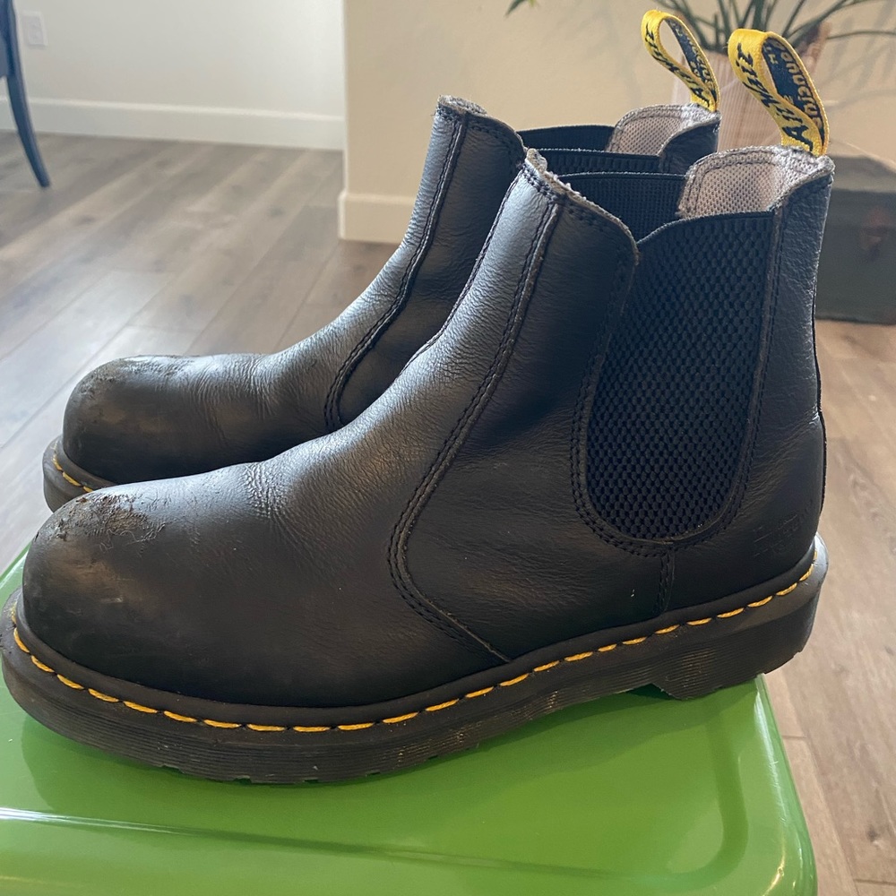 Dr Marten steel toe Chelsea work boot size 9